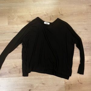 CJLA flowy black top